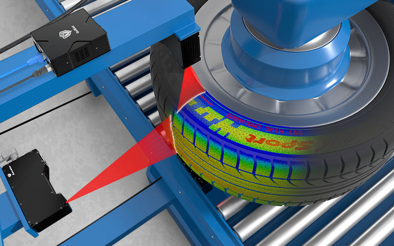 การตรวจยางรถยนต์ 3D sensor,Gocator,LMI Gocator